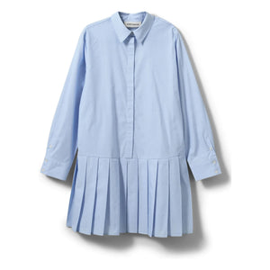 Sofie Schnoor - Vestido camisero plisado Penelopasy | Azul claro