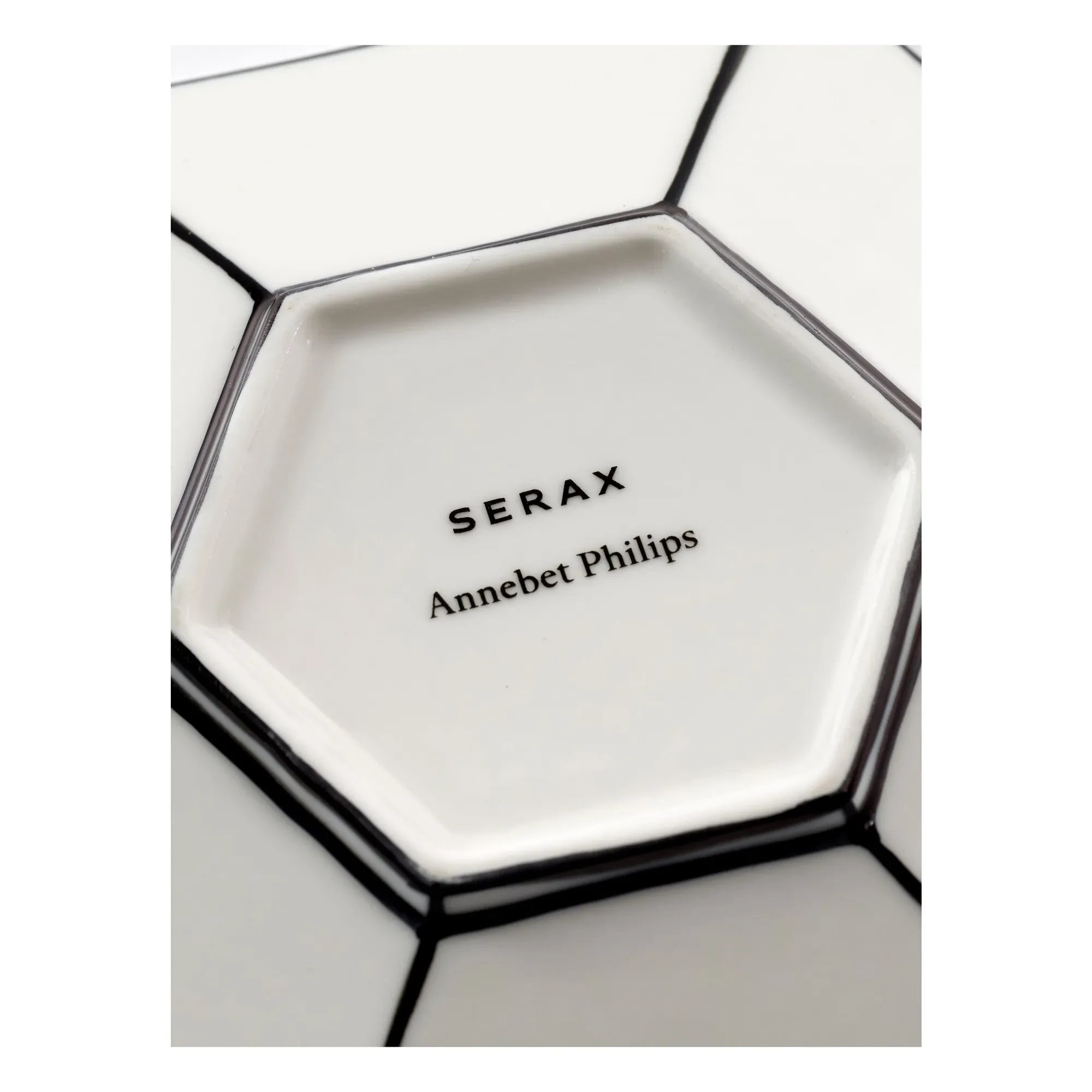 Serax - Juego de tazas y platos Annabet Philips - 2 unidades | Negro/Blanco