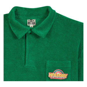 Bonton - Polo Livio apple terry | Verde esmeralda