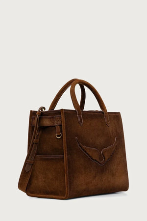 Bolso de ciudad de ante para mujer ANGEL