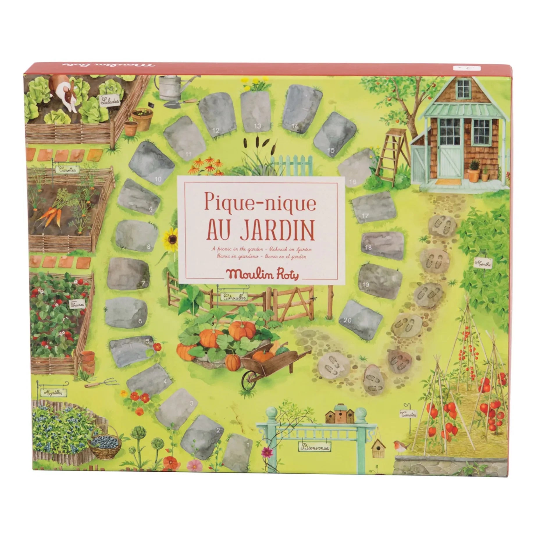 Moulin Roty - Juego de picnic en el jardín