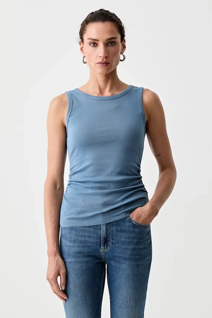 Top AllSaints de algodón y elastano para mujer KATARINA