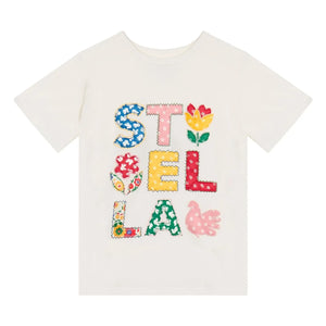 Stella McCartney Kids - Stella organik pamuk T-shirt | Ivory