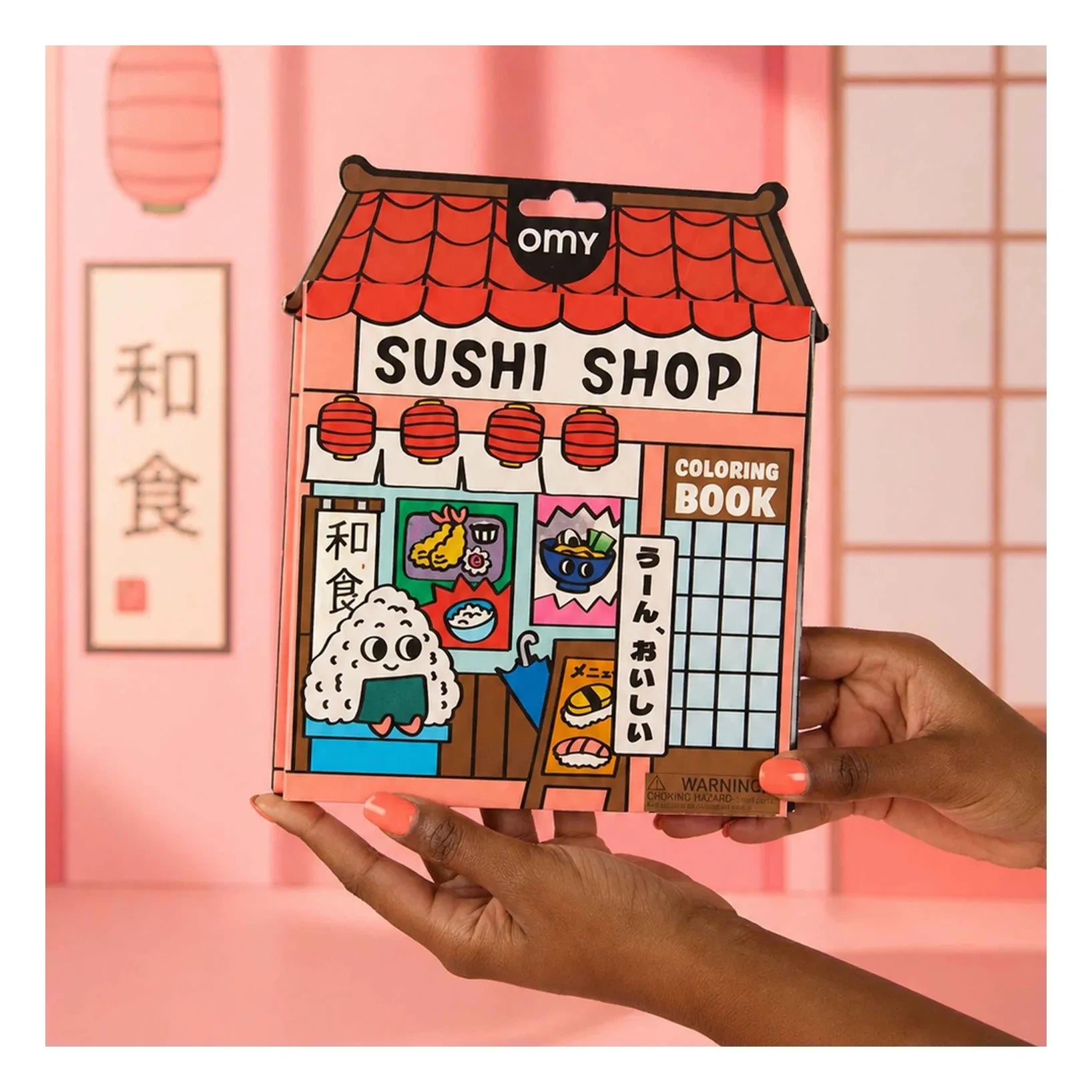 Omy - Libro para colorear de boutique - Sushi Shop