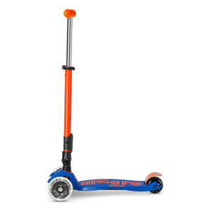 Patinete Micro - Maxi Plegable Neón LED | Naranja