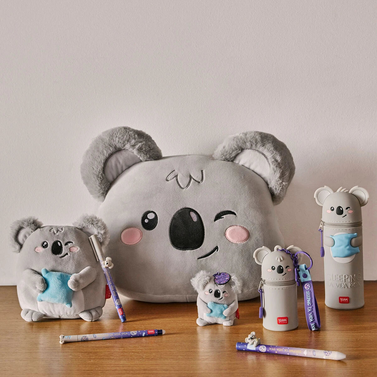 Legami - Koala "Sleeping la Vida Loca" Estuche de Silicona 2-en-1 - Kawaii