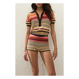 Faithfull the Brand - Polo a rayas de arena | Beige