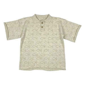 Bayiri - Polo de algodón orgánico subacuático | Gris