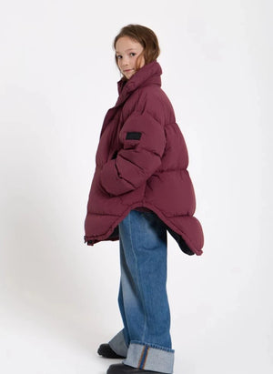 Finger in the nose - Chaqueta acolchada con relleno Snowbag | Aubergine