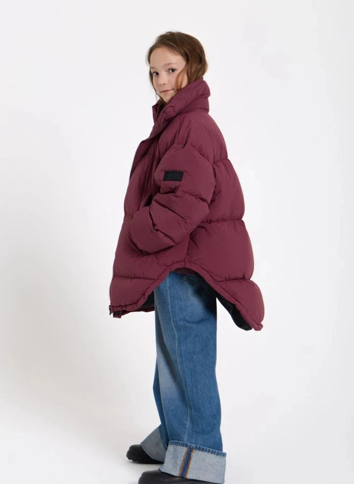 Finger in the nose - Chaqueta acolchada con relleno Snowbag | Aubergine