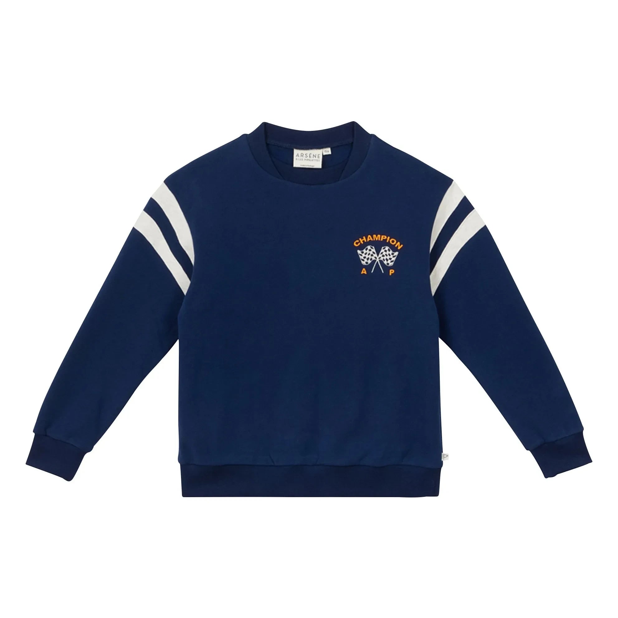 Arsène et Les Pipelettes - Sudadera Godson de algodón orgánico | Azul marino