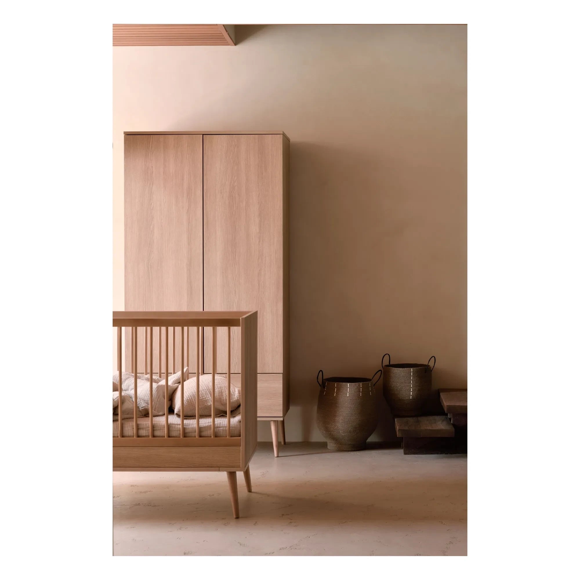 Quax - Cuna Flow 70x140 cm | Honey