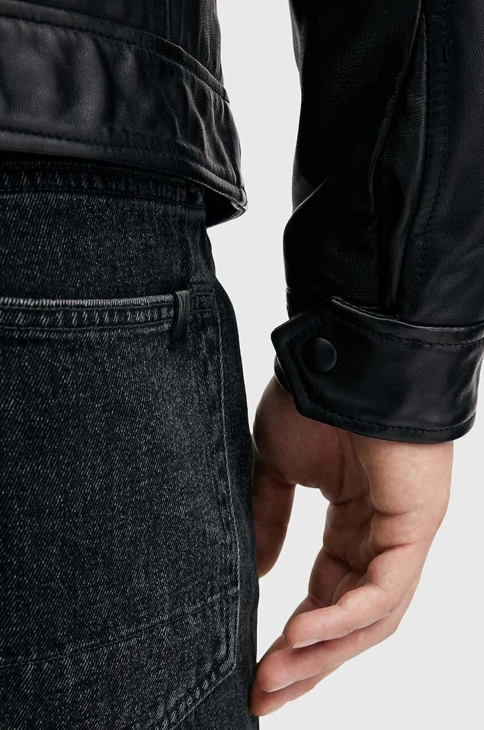 Chaqueta de cuero AllSaints LUCK