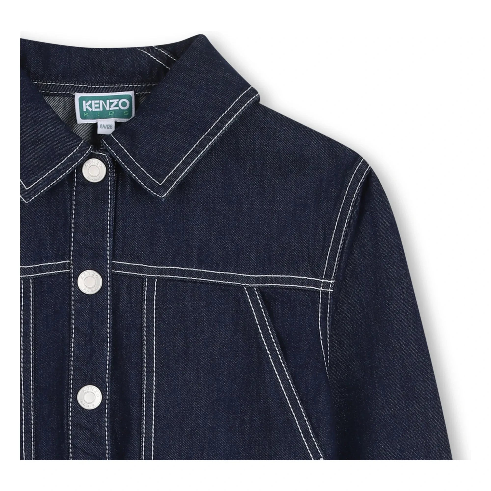 Kenzo - Kenzo Garden Chaqueta Vaquera | Azul Oscuro