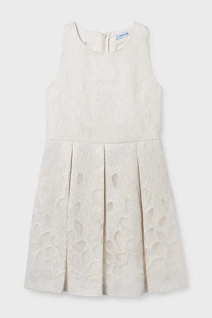 Vestido infantil de lino Mayoral