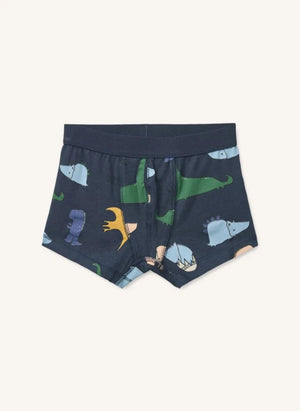 Liewood - 3 piezas Boxer de Orgánico Algodón Marvin Dinosaurios | Beige