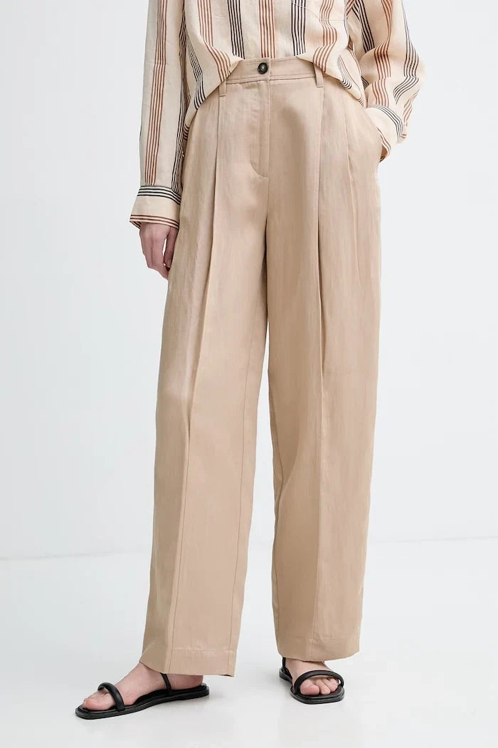 Pantalones de lino mezclado Marc O'Polo para mujer