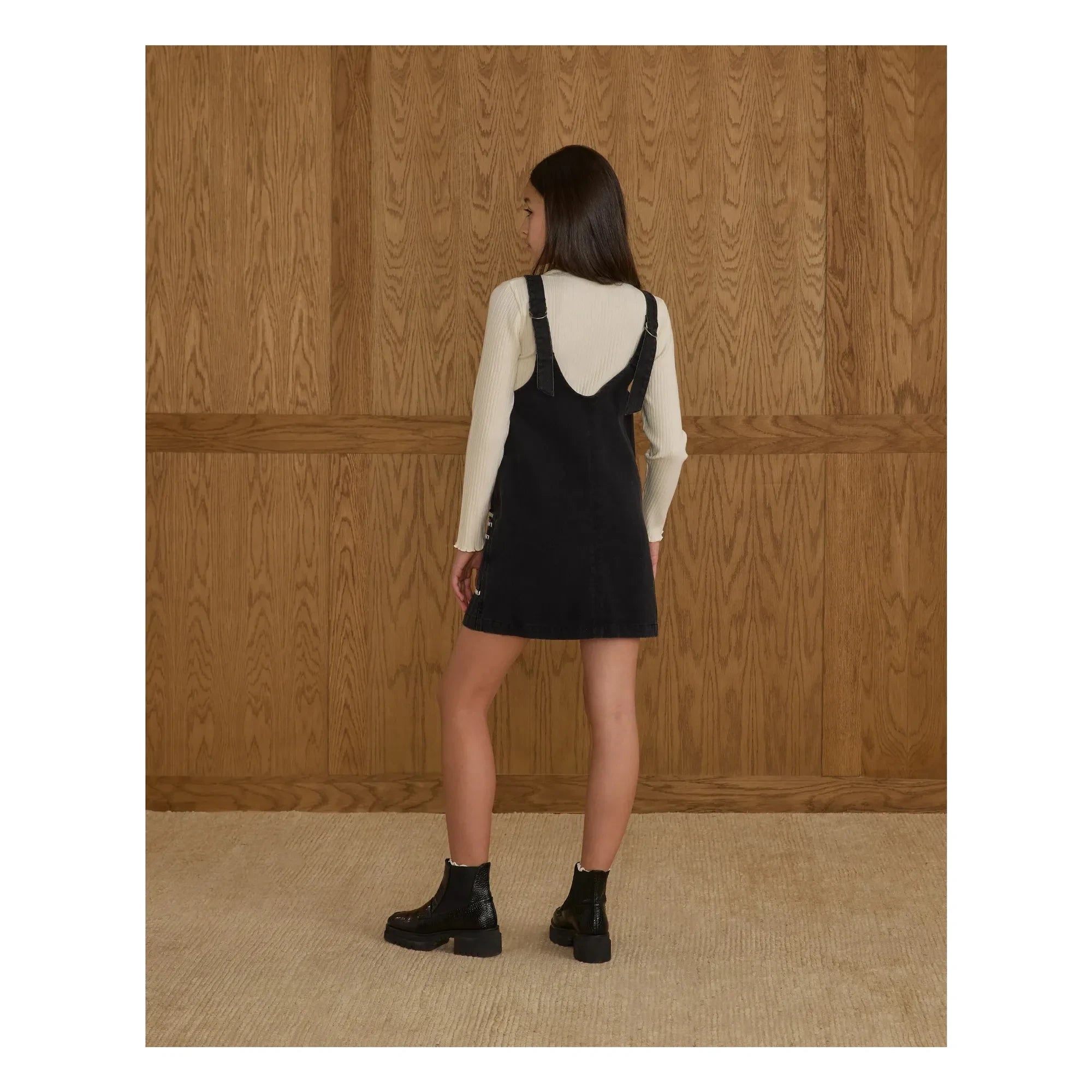 Rylee + Cru - Vestido vaquero | Vaquero negro