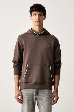 Sudadera con capucha de hombre Paul&Shark de mezcla modal