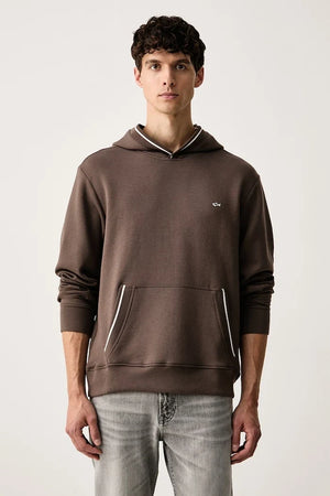 Sudadera con capucha de hombre Paul&Shark de mezcla modal