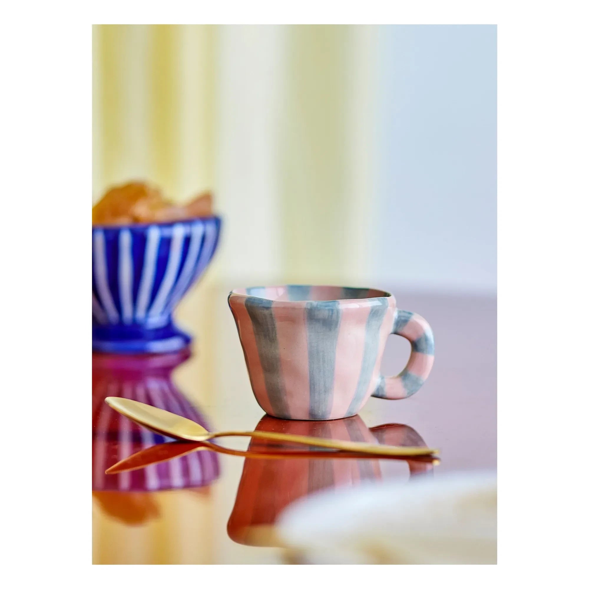 Bloomingville - Taza de gres Nini | Rosa