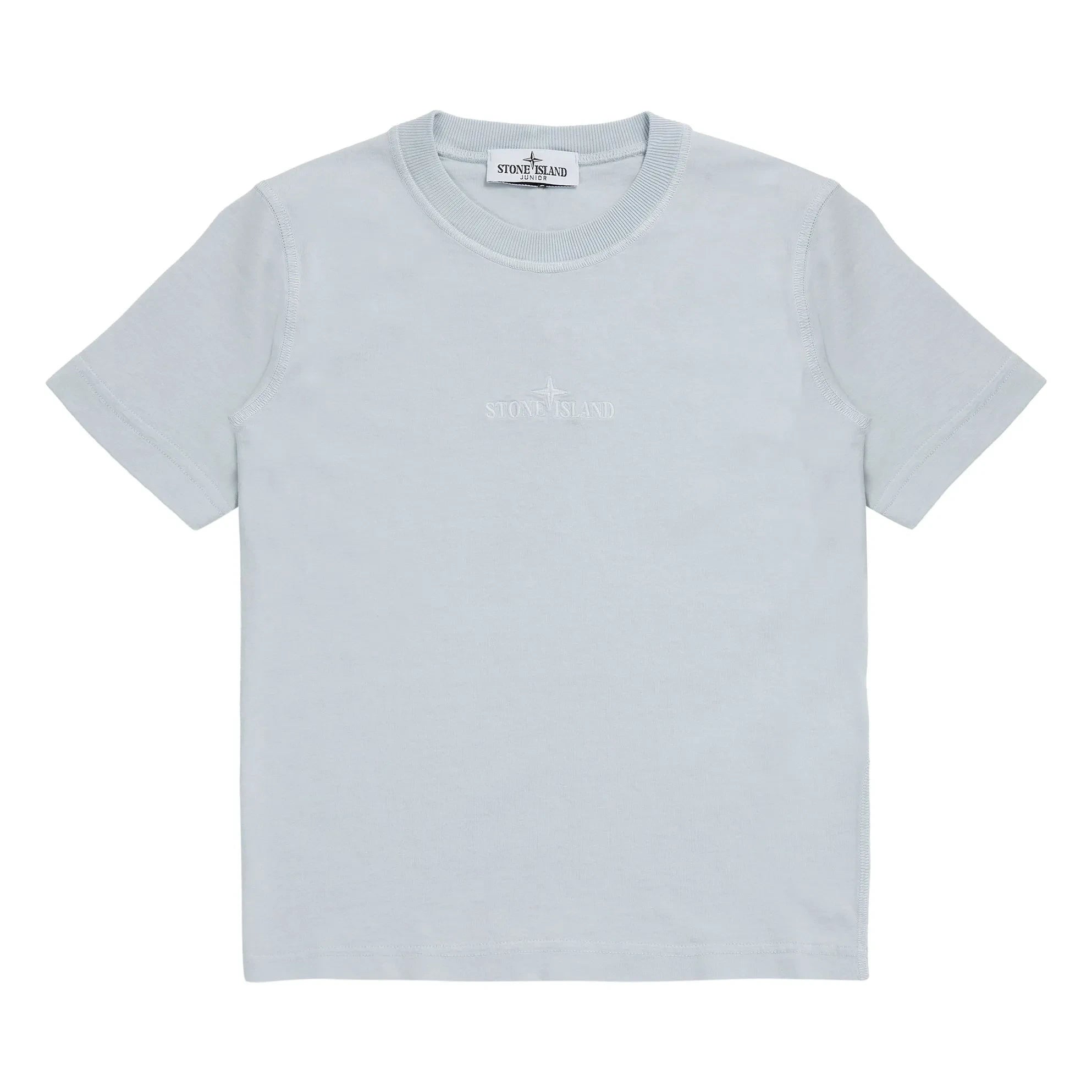 Stone Island - Camiseta con logo | Celeste