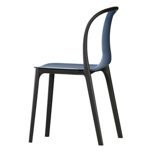 Vitra - Silla Belleville - Plástico - Diseño de Ronan y Erwan Bouroullec | Azul marino