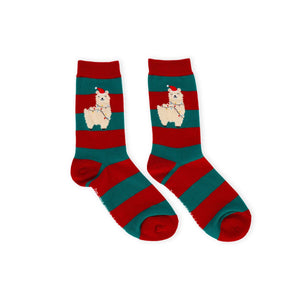 Legami - Calcetines de Navidad Llama Talla 41-47 - ¡Un Ajuste Perfecto!