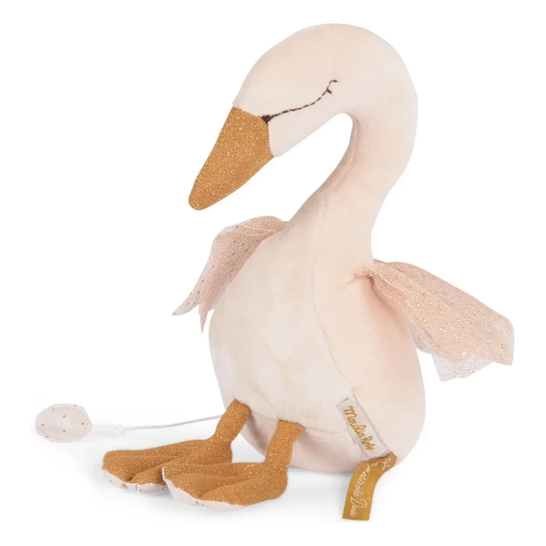 Moulin Roty - Peluche musical de cisne - Bailarina pequeña