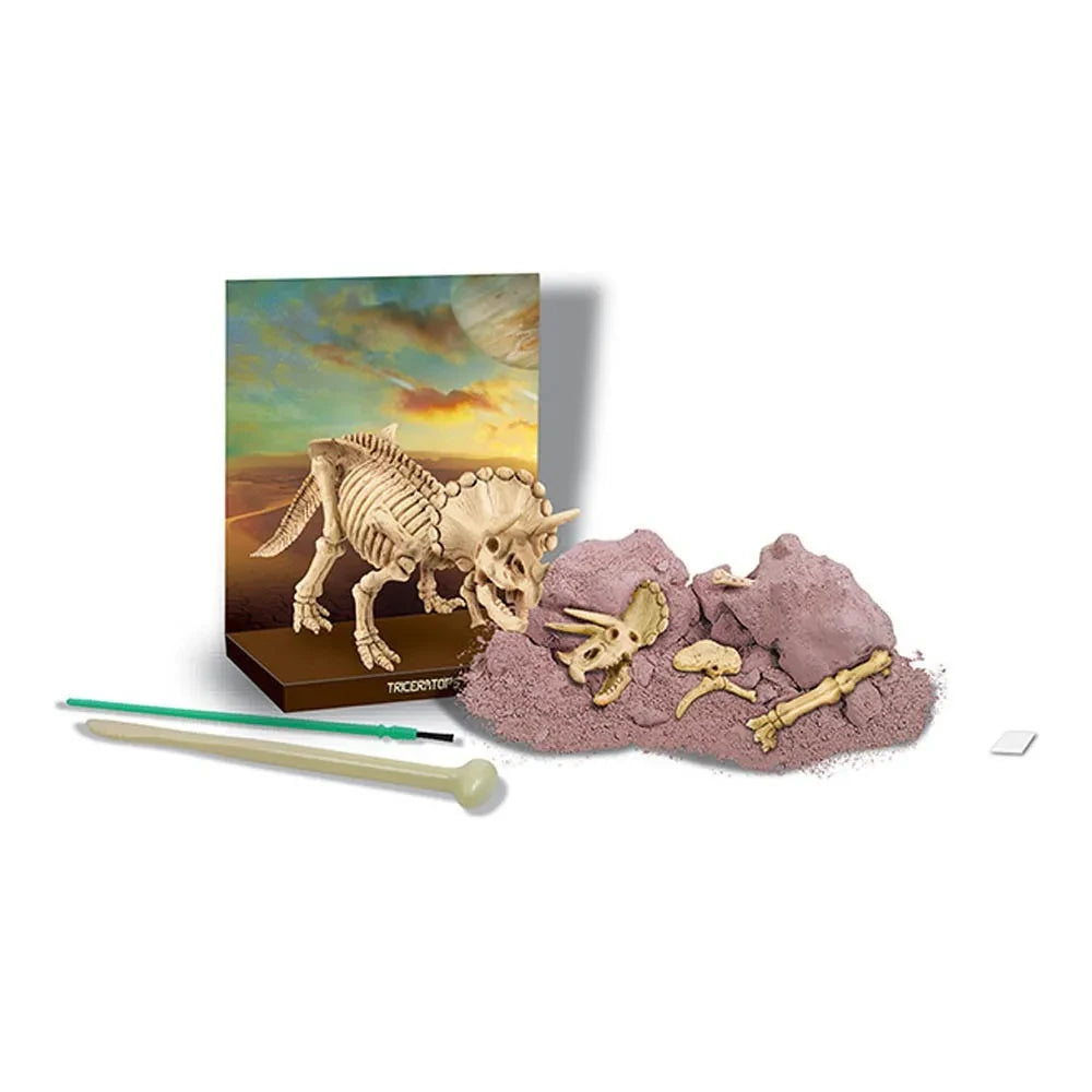 4M - Kit de excavación de Triceratops