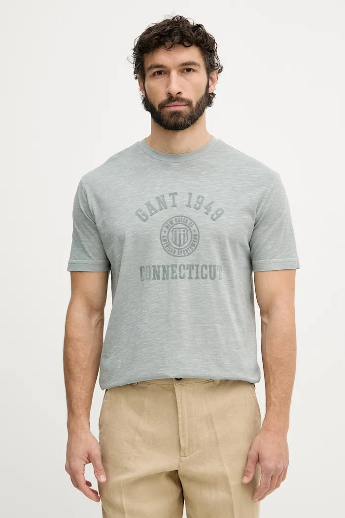 Camiseta de algodón para hombre Gant