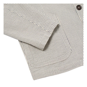 Universal Works - Chaqueta a rayas tipo Derby | Gris
