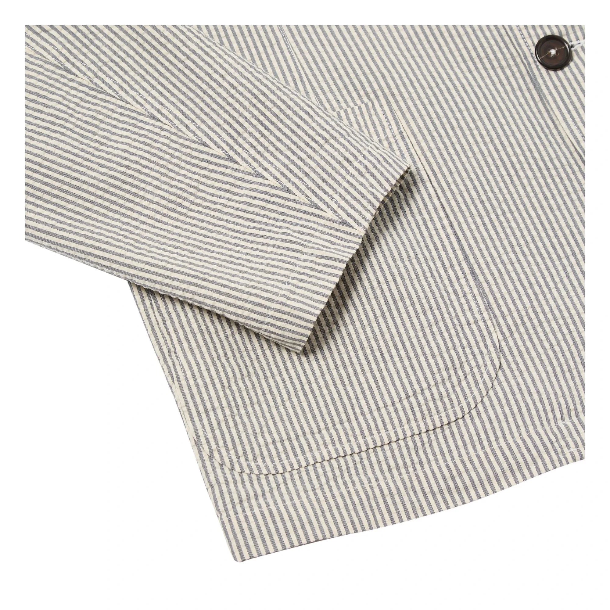 Universal Works - Chaqueta a rayas tipo Derby | Gris