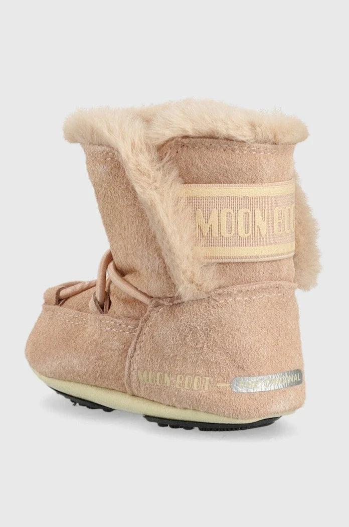 Moon Boot Crib Botas de Nieve de Ante para Niños