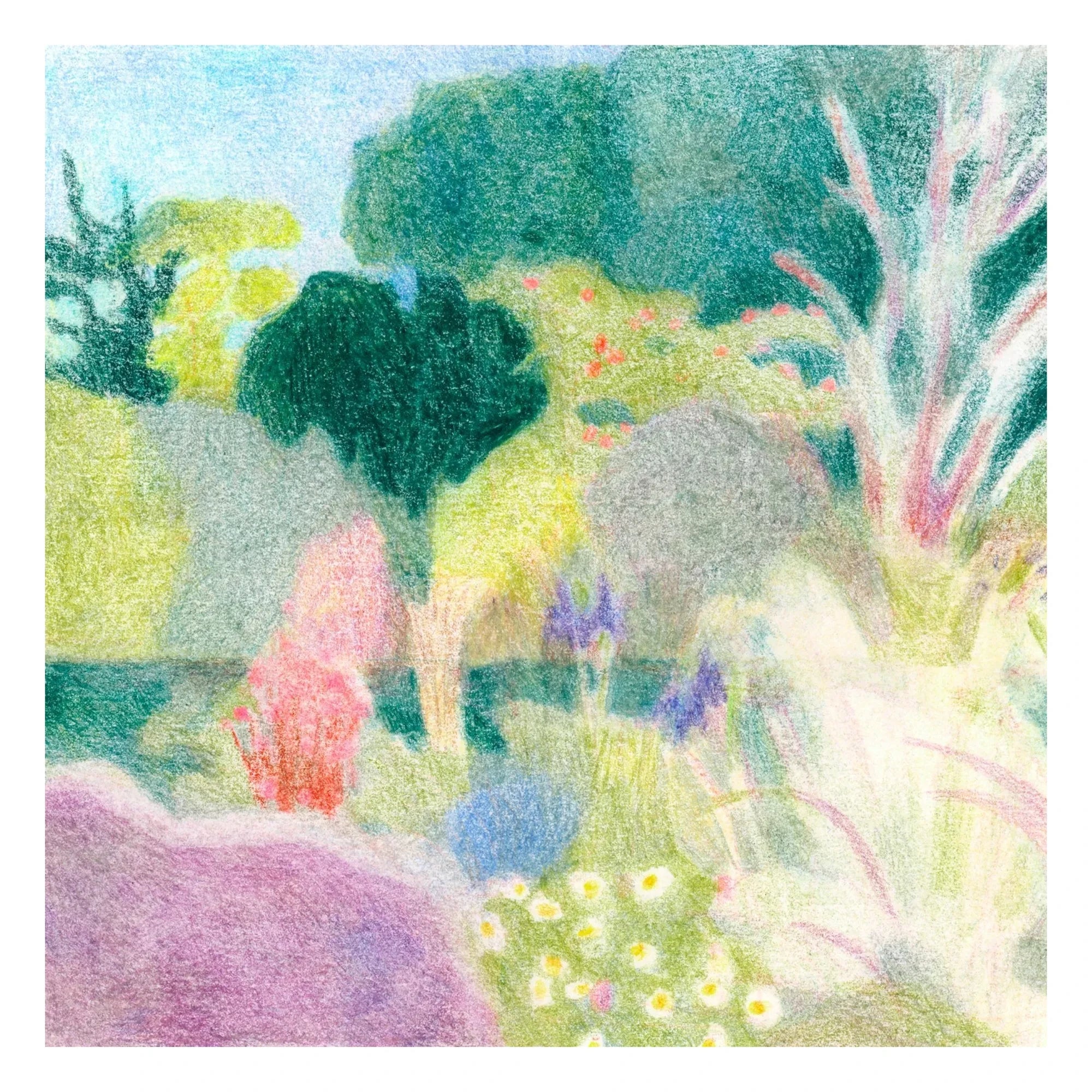 Póster Un Jardin à Kergoët de Paper Collective por Line Hachem