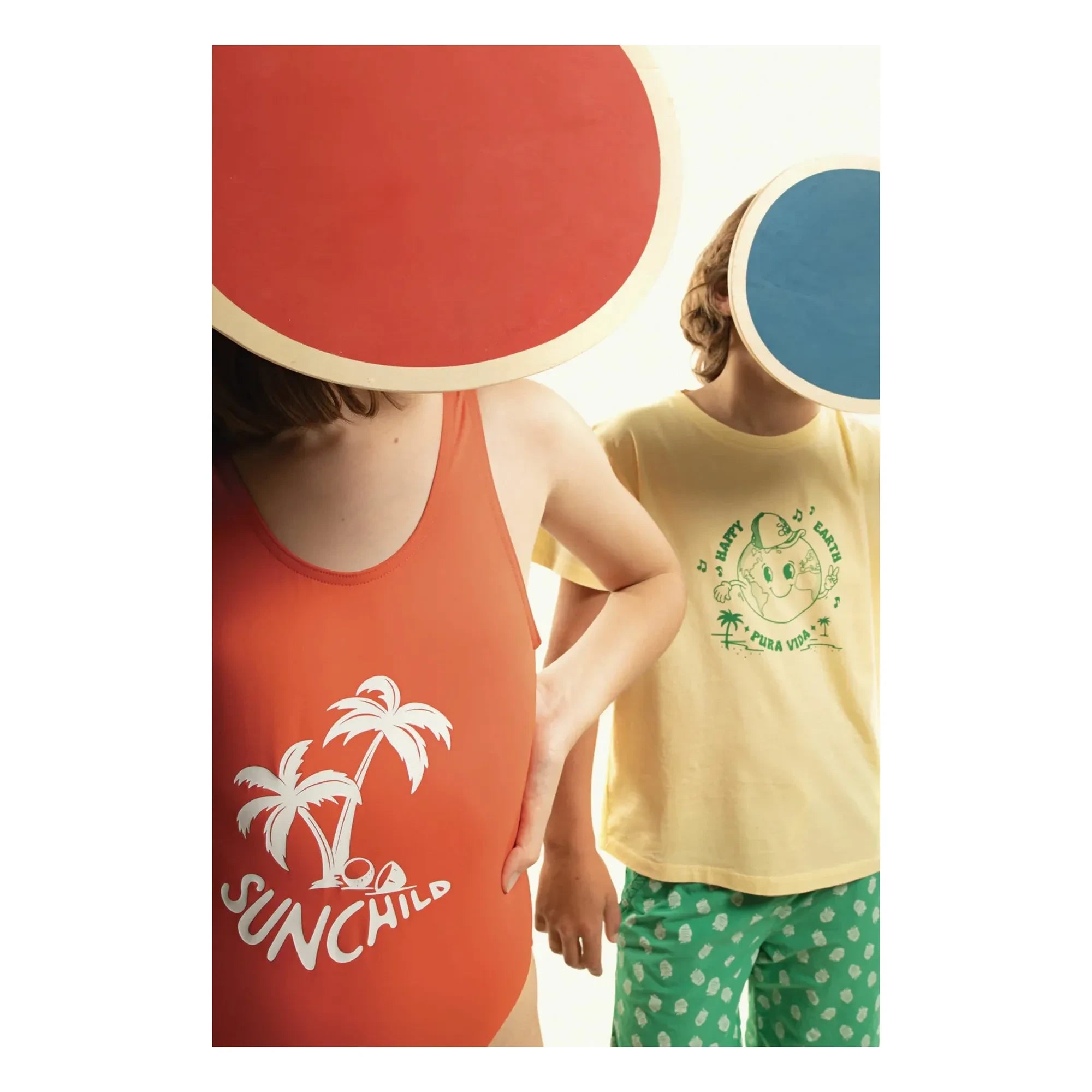 Sunchild - Traje de Baño lou Palmtree | Naranja