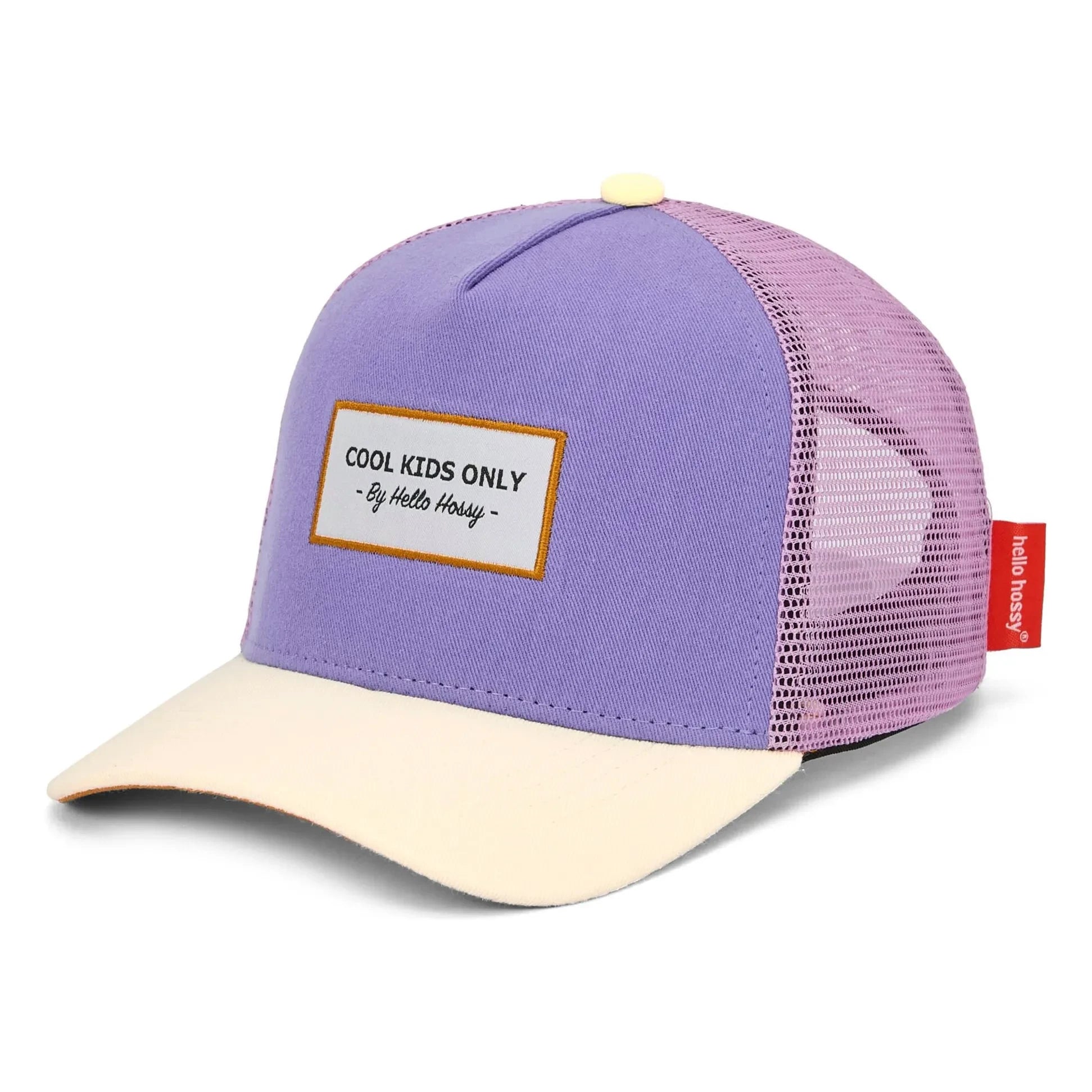 Hello Hossy - Camionero Mini Gorra de Algodón Orgánico con Visera Curva | Morado