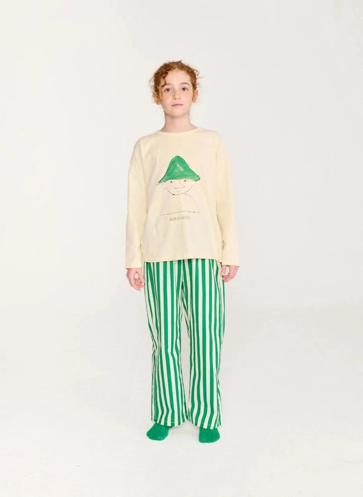 Bobo Choses - Bobo Choses Conjunto de camiseta y pantalón de algodón orgánico | Verde