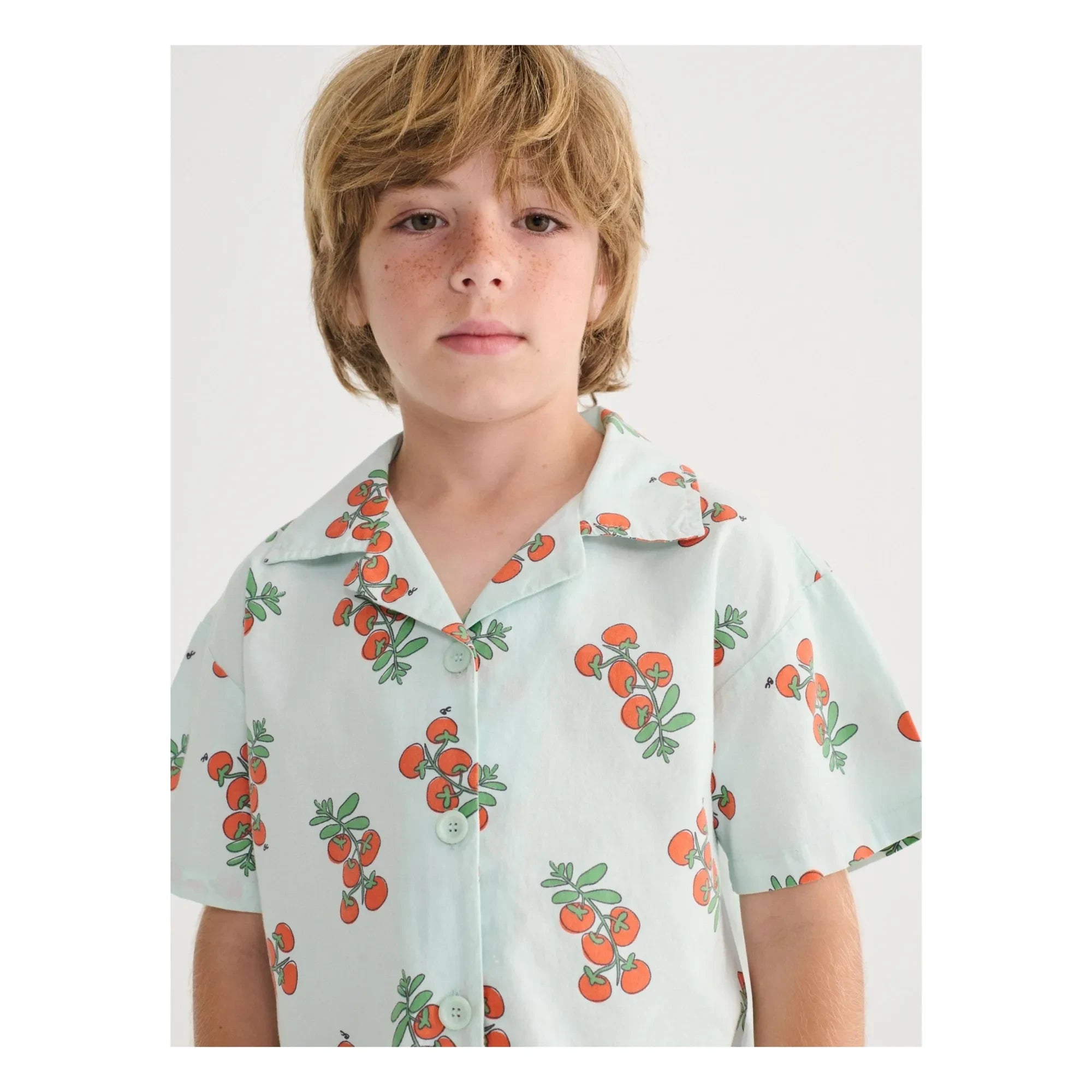 Bobo Choses - Camiseta Tomate de Algodón Orgánico | Azul claro
