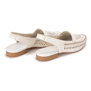 Bobo Choses - Slingback de piel trenzada | Crudo
