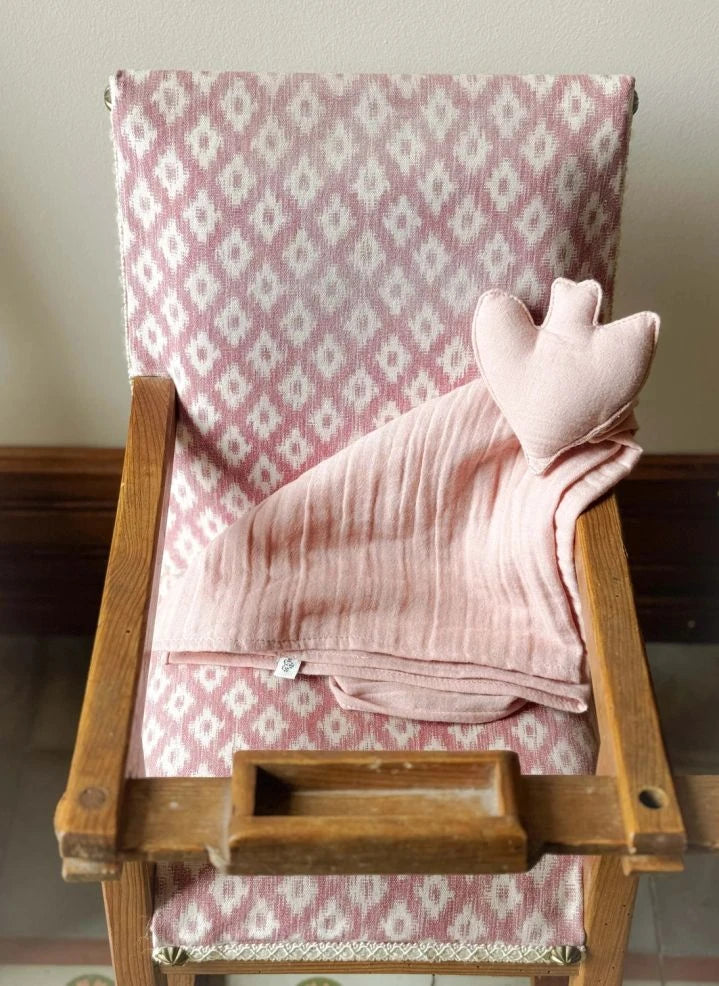 Editions Aimable - Juguete de Peluche Pájaro Daphne | Tela de Gas Color Rosa Antiguo