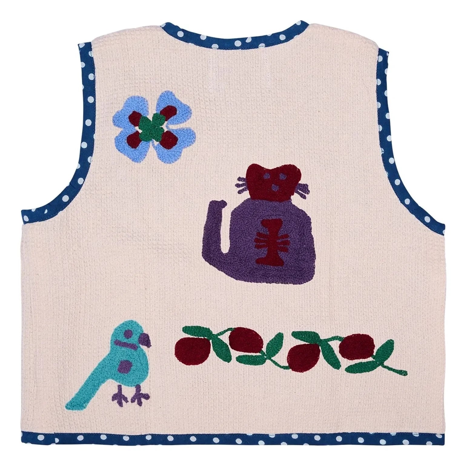 SISSEL EDELBO - Chaleco sin mangas de algodón orgánico Clio - Colección infantil | Crudo