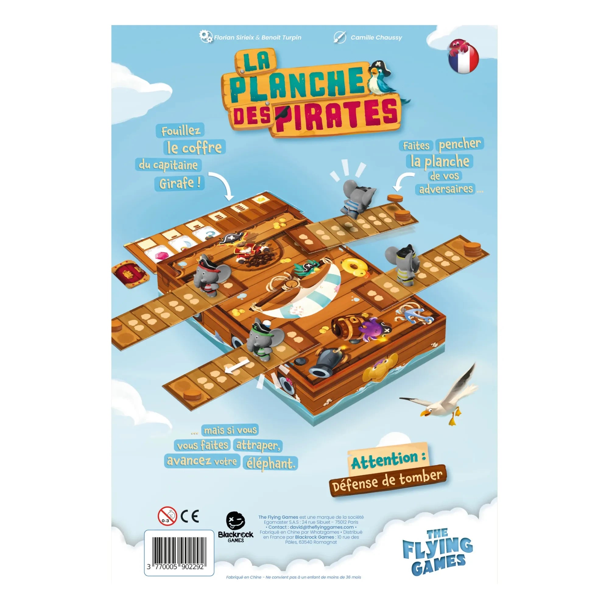 Blackrock Games - Juego de mesa de piratas
