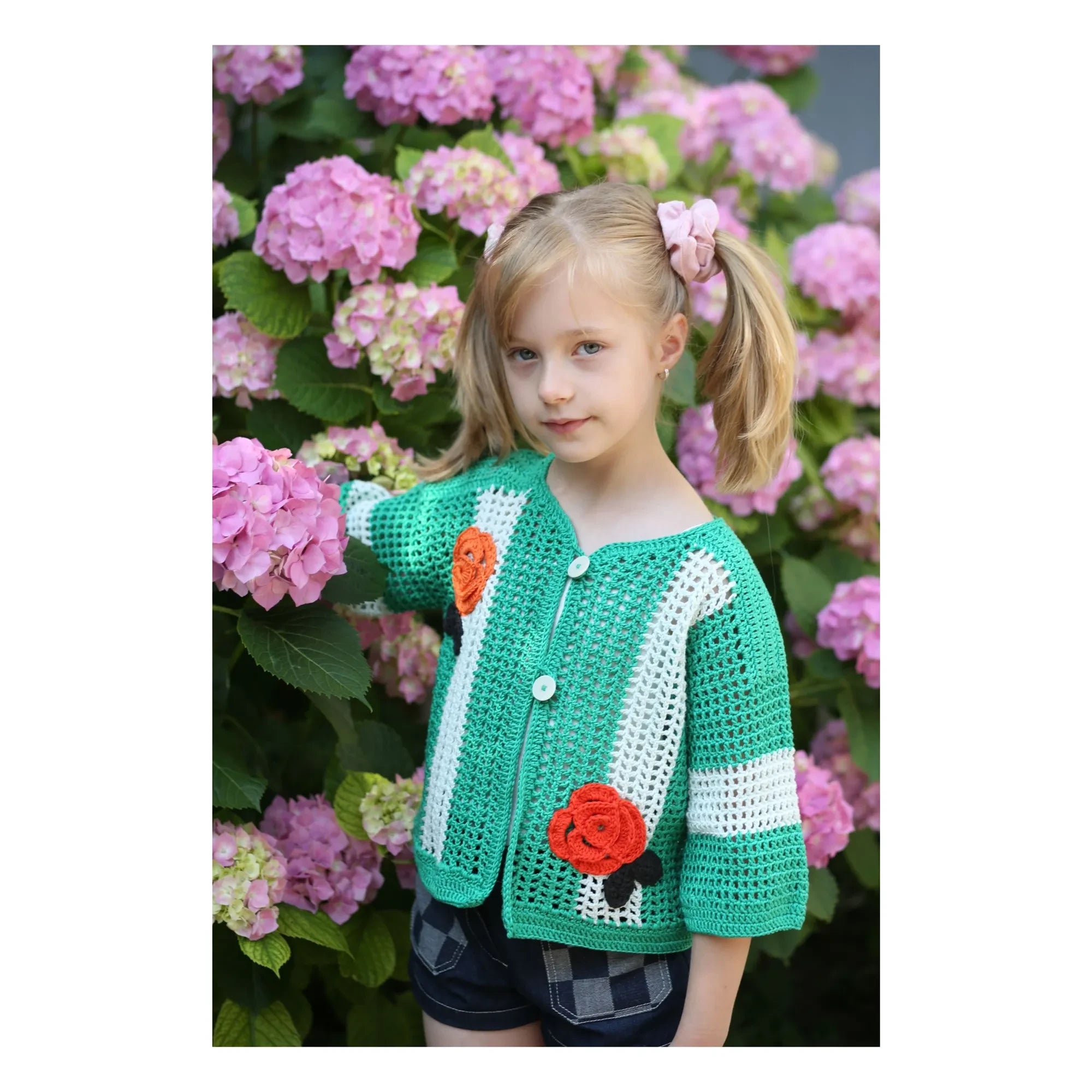 Kalinka - Chaqueta de ganchillo Penélope | Verde