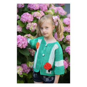 Kalinka - Chaqueta de ganchillo Penélope | Verde