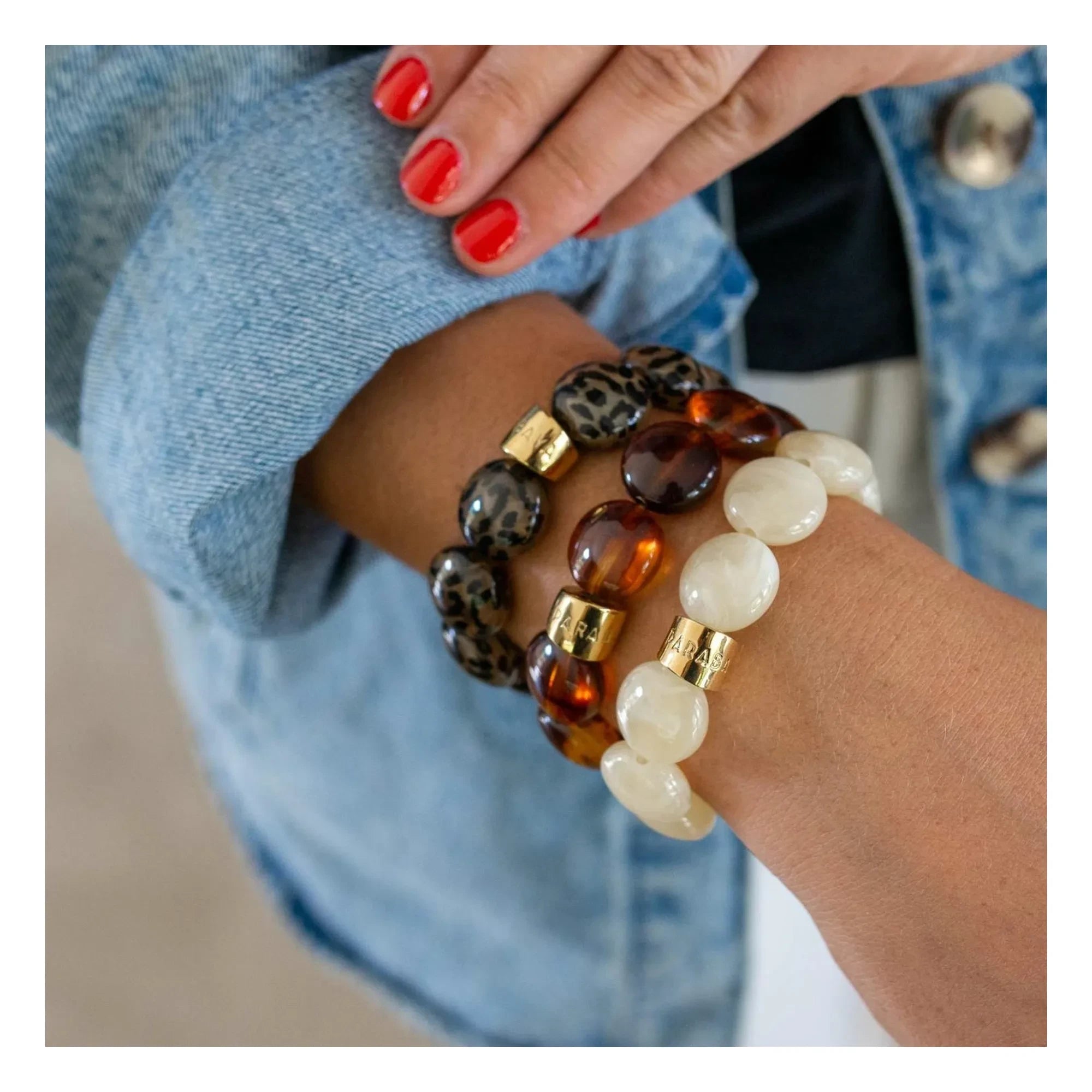 Parabaya - Pulsera de avellanas Bombom Feli | Hazel