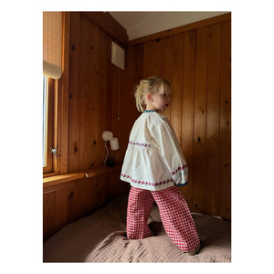SISSEL EDELBO - Blusa Falka Algodón Orgánico - Colección infantil | Crudo