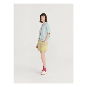 Bobo Choses - Spicy Window Shorts de algodón bambula | Amarillo