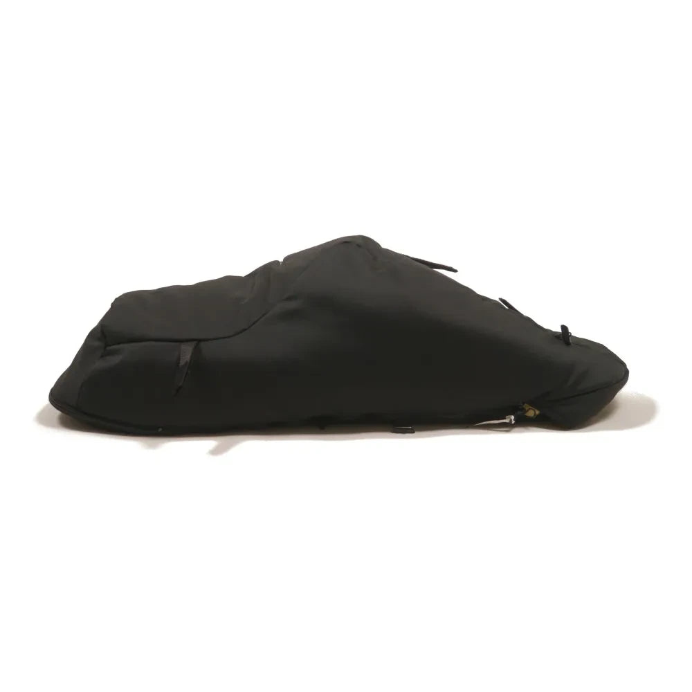 Kaiser - Saco de piel de oveja prémium para pies | Negro