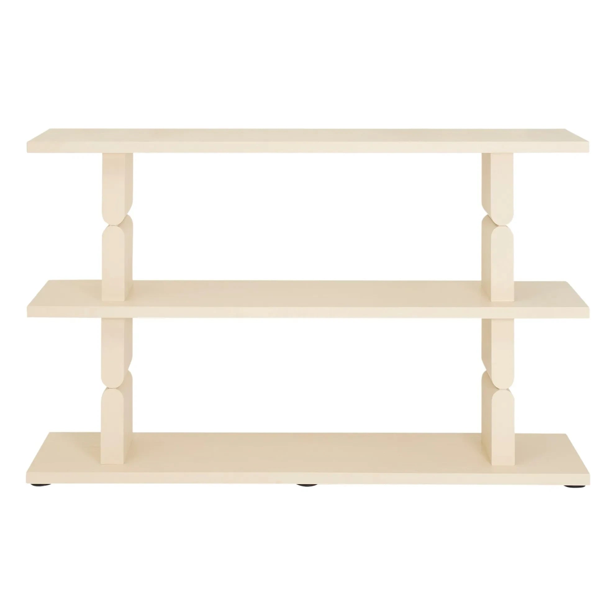 Nobodinoz - Librería de madera pintada Noon | Crema
